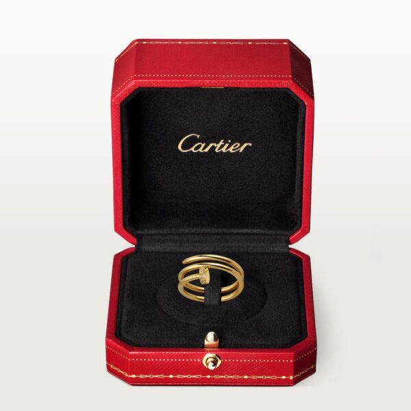 Cartier Juste un Clou ring, double, diamonds - Image 4