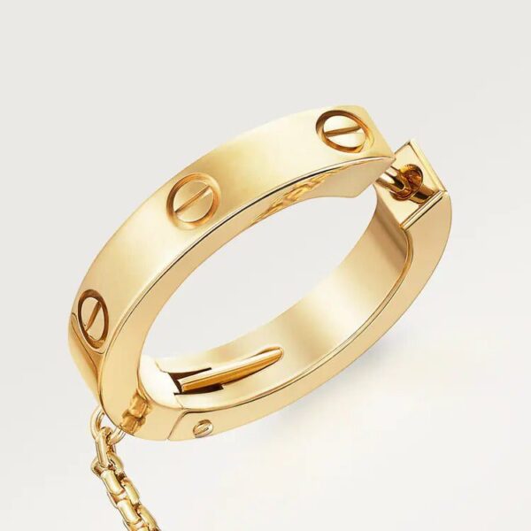 Cartier LOVE single earrings, multiwear, half-paved - Image 2