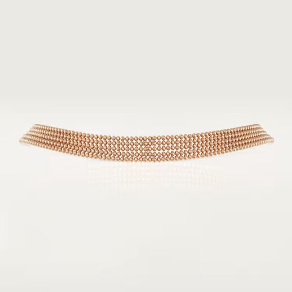 Cartier Agrafe necklace, small model, half-paved - Image 2
