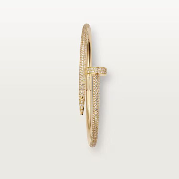 Cartier Juste un Clou bracelet, classic model, diamonds - Image 3