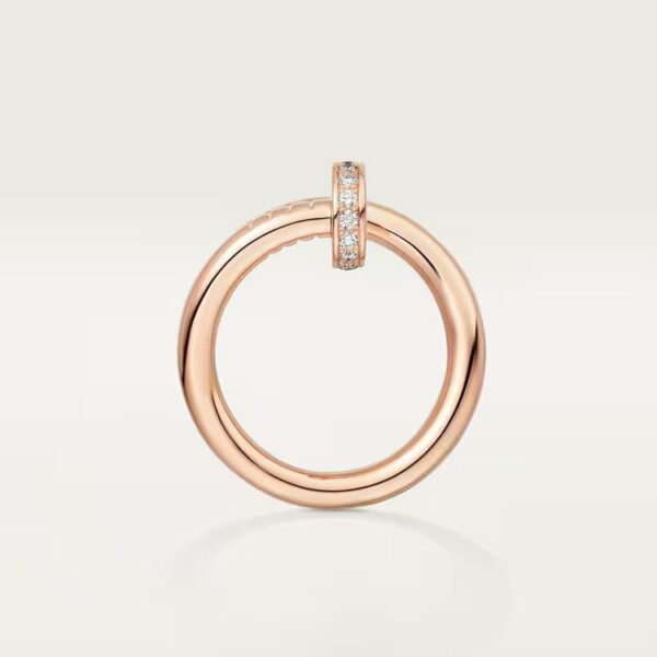 Cartier Juste un Clou ring, classic model, diamonds - Image 3