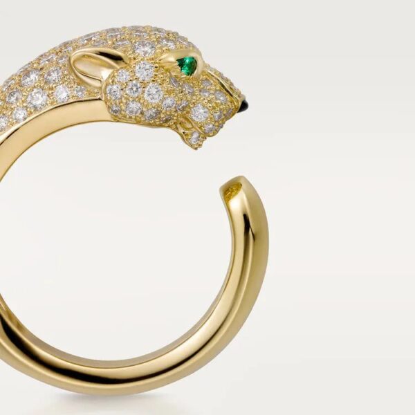 Cartier Panthère de Cartier ring, medium model, half-paved - Image 3
