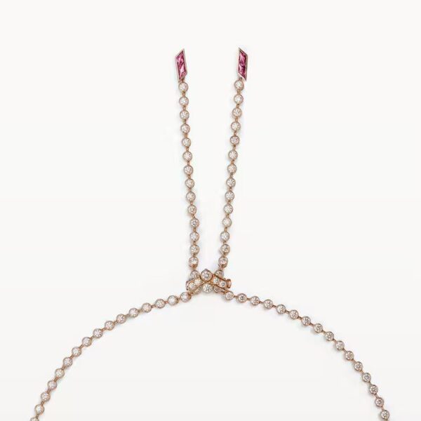 Cartier Panthère de Cartier long necklace, rubellite, large model, paved - Image 2