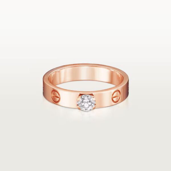 Cartier LOVE solitaire, brilliant-cut diamond