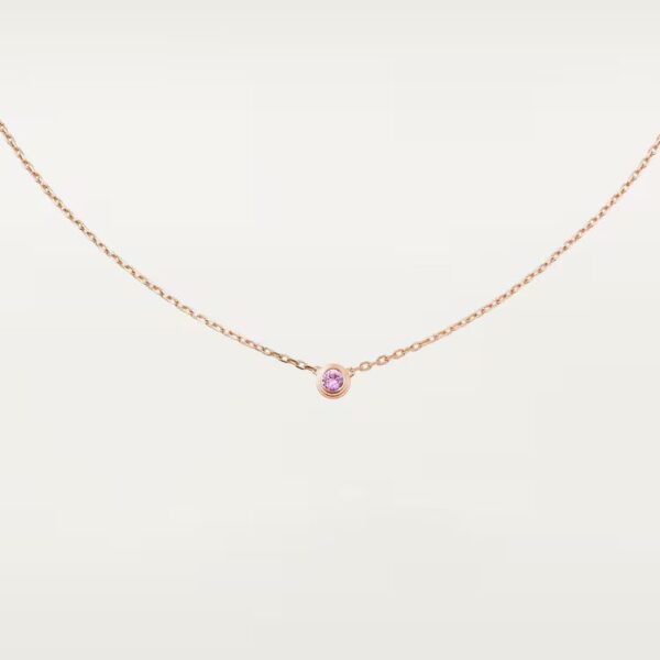 Cartier d'Amour pendant, pink sapphire - Image 4
