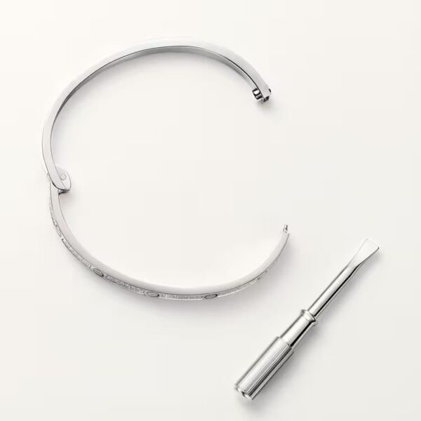 Cartier LOVE bracelet, small model, paved - Image 3