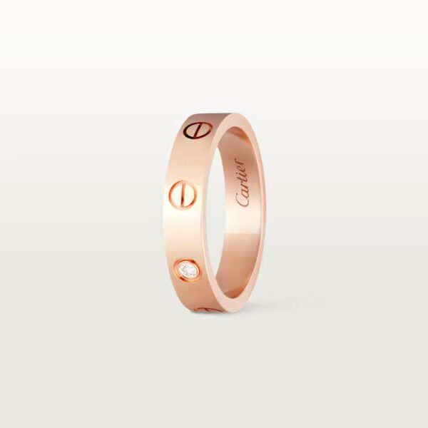 Cartier LOVE ring, small model, 1 diamond - Image 2