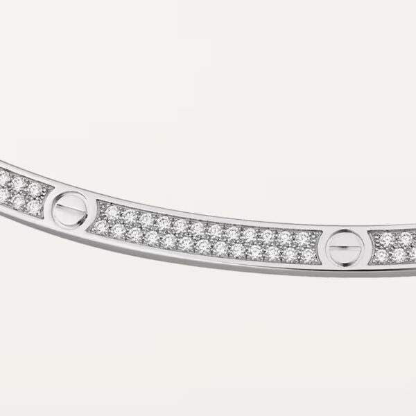 Cartier LOVE torque necklace, paved - Image 4