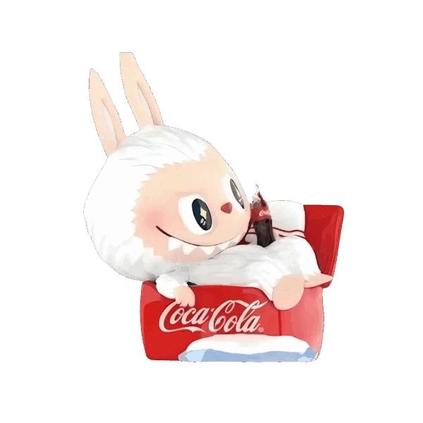 Labubu The Monsters Coca-Cola Series Special Sofa Figure