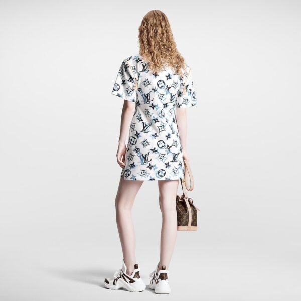Louis Vuitton 3D Mahina Monogram T-Shirt Dress - Image 3
