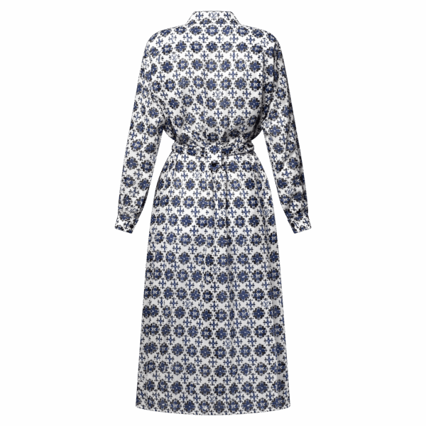 Louis Vuitton 3D Monogram Tile Fil Coupé Shirt Dress - Image 3