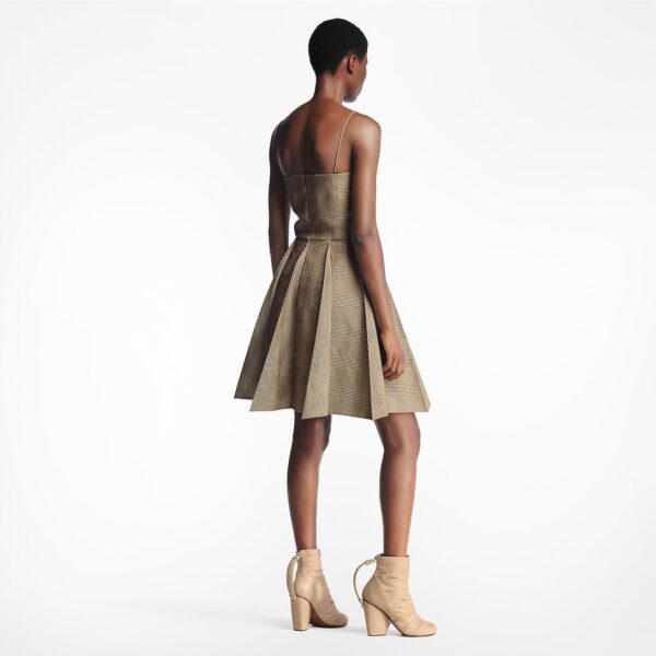Louis Vuitton A-line Pleated Dress - Image 3