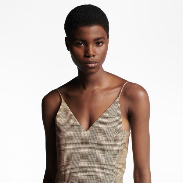 Louis Vuitton A-line Pleated Dress - Image 4