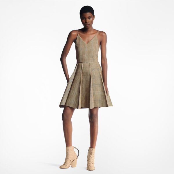 Louis Vuitton A-line Pleated Dress - Image 2