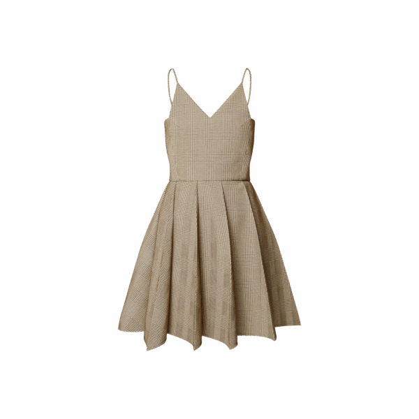 Louis Vuitton A-line Pleated Dress