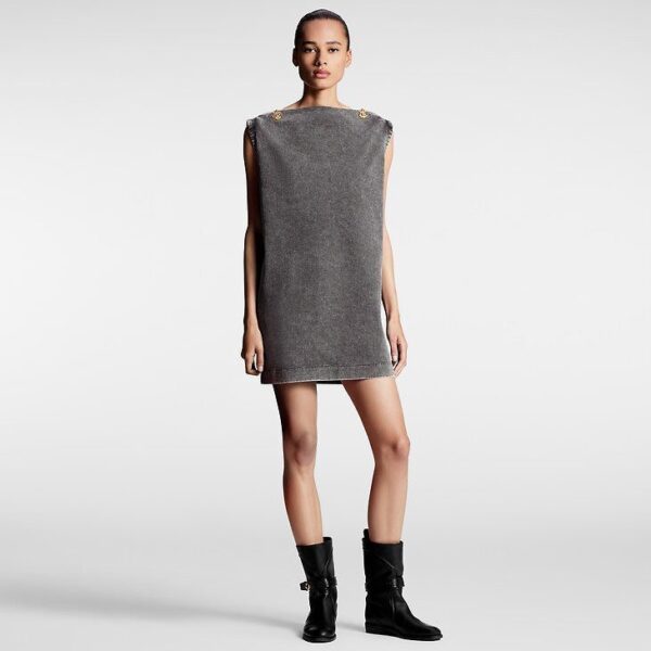 Louis Vuitton Bateau Neck T-Shirt Dress - Image 4
