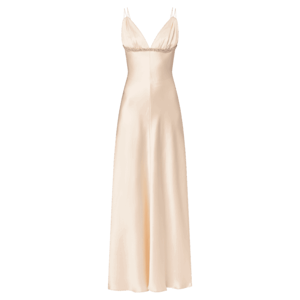 Louis Vuitton Beaded Trim Gown