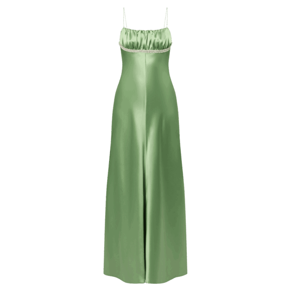 Louis Vuitton Beaded Trim Gown