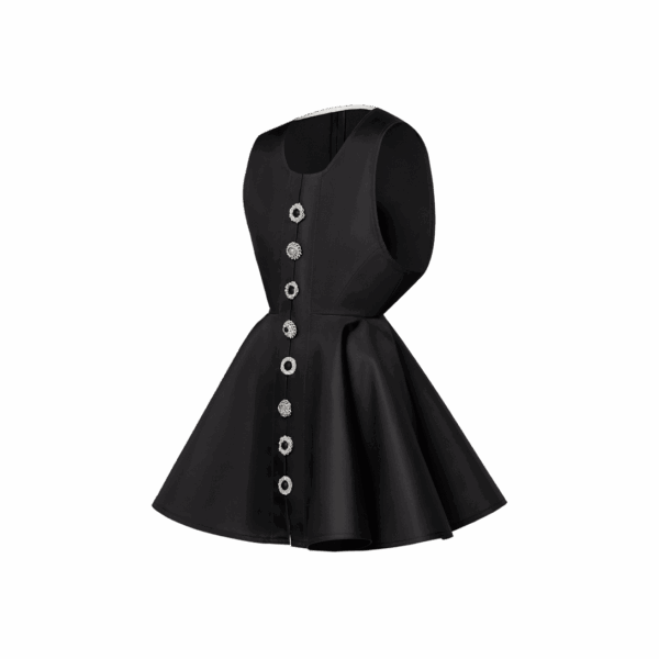Louis Vuitton  Boxy Button Front Dress - Image 2