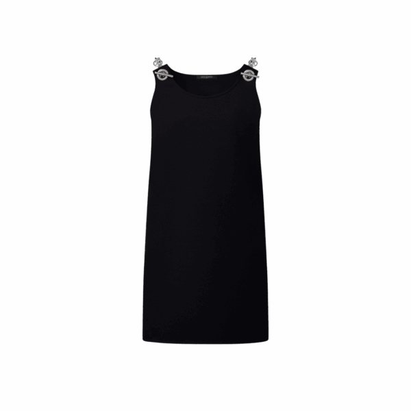 Louis Vuitton Chain Strap Technical Gabardine Dress
