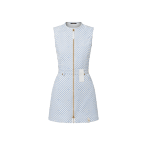 Louis Vuitton Damier Zip-Up Dress