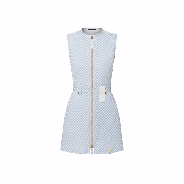 Louis Vuitton Damier Zip-Up Dress