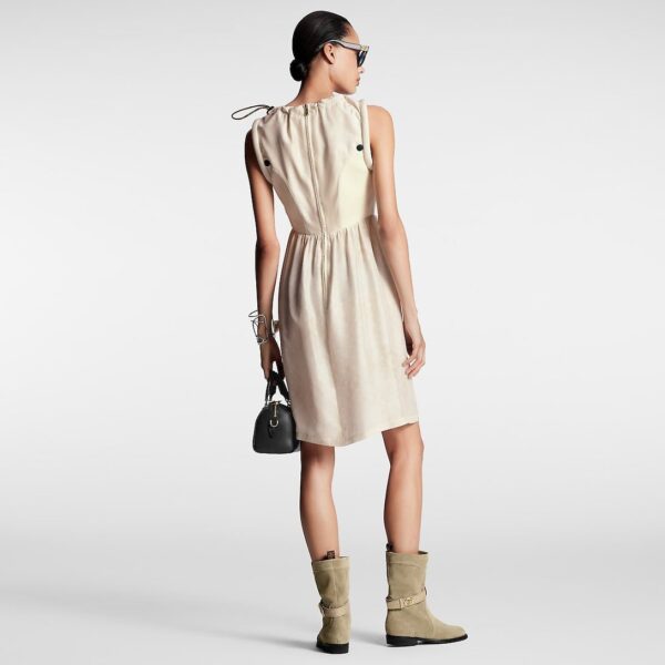 Louis Vuitton Drawstring Scuba Dress - Image 3
