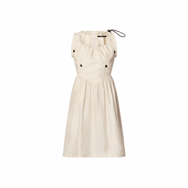 Louis Vuitton Drawstring Scuba Dress