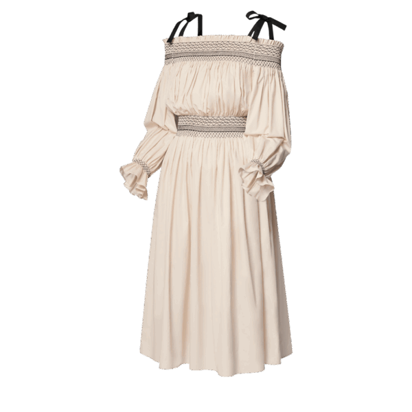 Louis VuittonEmbroidered Off-The-Shoulder Dress - Image 2