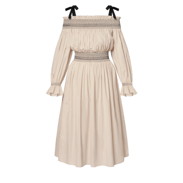 Louis VuittonEmbroidered Off-The-Shoulder Dress