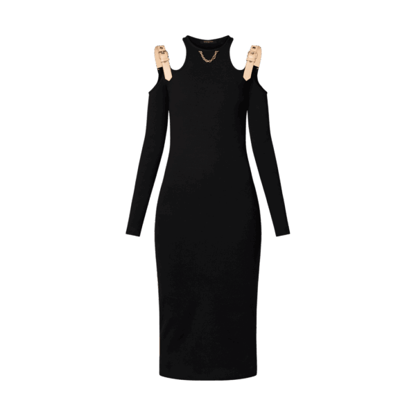 Louis Vuitton Eyelet Tab Dress
