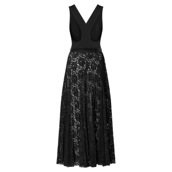 Louis Vuitton Floral Lace Racerback Maxi Dress - Image 3