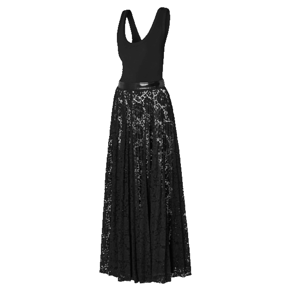 Louis Vuitton Floral Lace Racerback Maxi Dress - Image 2