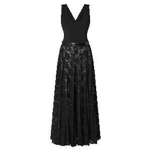 Louis Vuitton Floral Lace Racerback Maxi Dress