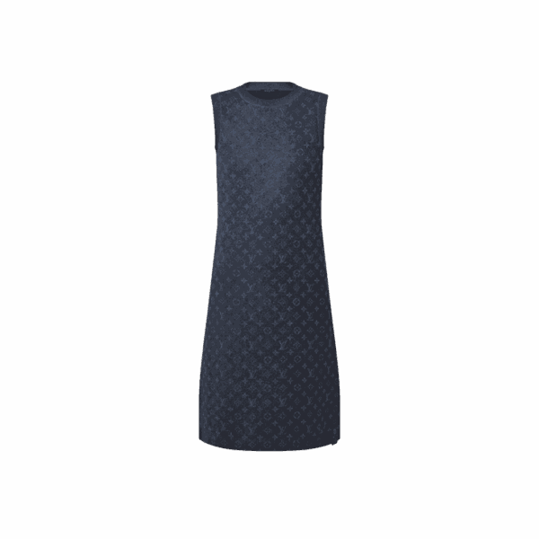 Louis Vuitton Glitter Monogram Knit Dress