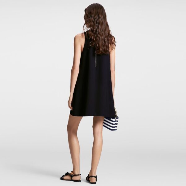 Louis Vuitton Graphic Box Pleat Dress - Image 4