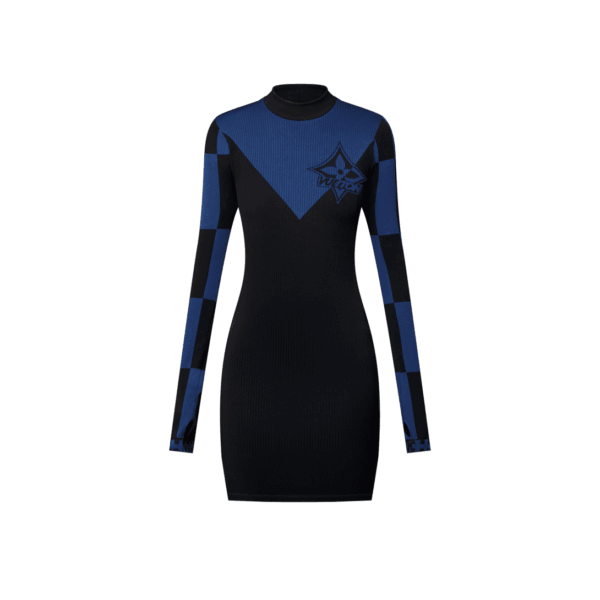 Louis Vuitton Graphic Compression Knit Dress