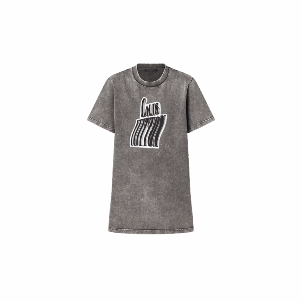 Louis Vuitton Graphic LV Signature T-Shirt Dress