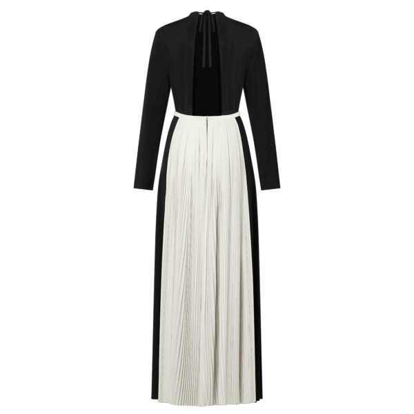 Louis Vuitton Graphic Pleated Accent Gown - Image 4