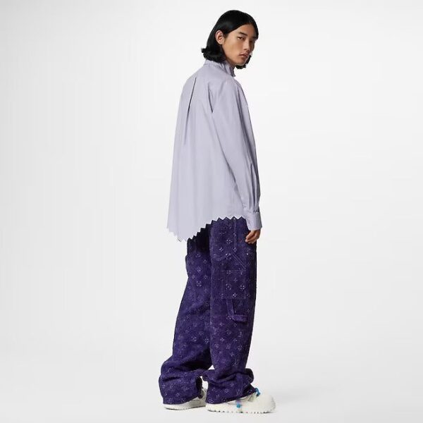 Louis Vuitton  Knotted Collar Long-Sleeved Shirt - Image 4