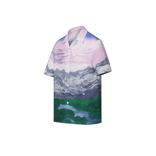Louis Vuitton  Landscape Hawaiian Shirt - Image 2