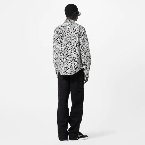 Louis Vuitton  LV x YK Infinity Dots Printed Zipped Shirt - Image 4