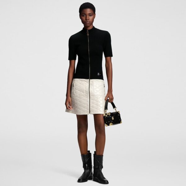 Louis Vuitton  Malletage Accent Zip-Up Dress - Image 2