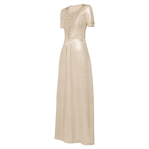 Louis Vuitton Metallic Silk Knit Dress - Image 2
