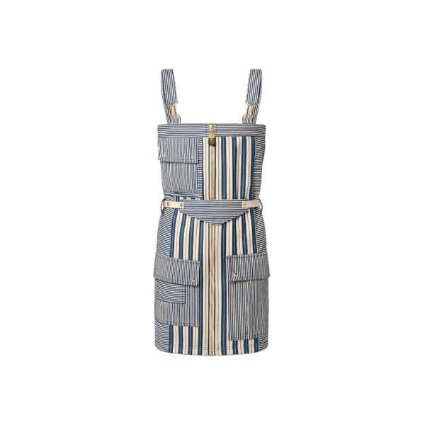 Louis Vuitton Mixed Stripes Utility Dress