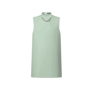 Louis Vuitton Mock-Neck Straight Dress