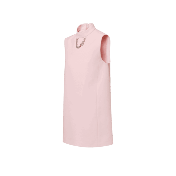 Louis Vuitton Mock-Neck Straight Dress