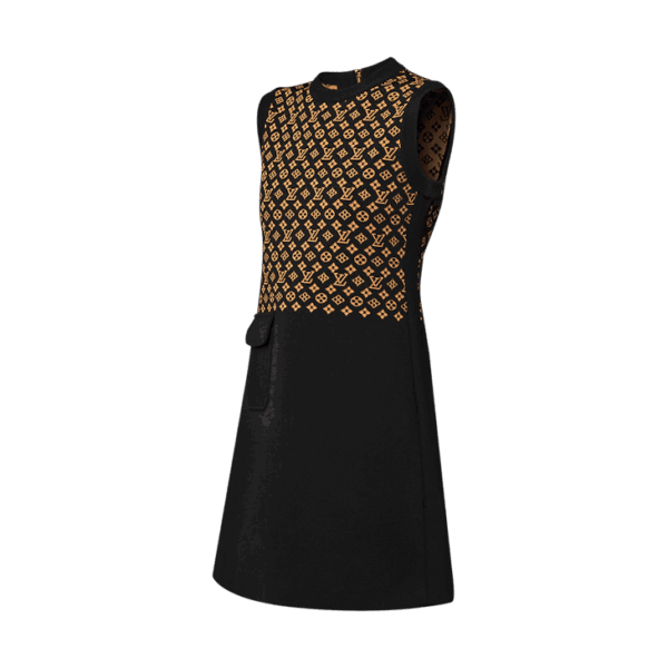Louis Vuitton Monogram Jacquard Knit Dress - Image 2