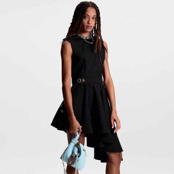 Louis Vuitton Monogram Pull Asymmetrical Dress - Image 2