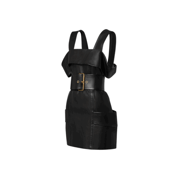 Louis Vuitton  Oversized Belt Calfskin Utility Dress - Image 2